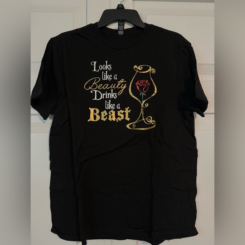 Adult Black Graphic Tee with Disney